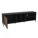 RACK CALCUTA BLACK / NEW WALNUT