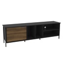 RACK CALCUTA BLACK / NEW WALNUT