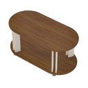 MUNDI COFFEE TABLE - CEDAR / OFF WHITE