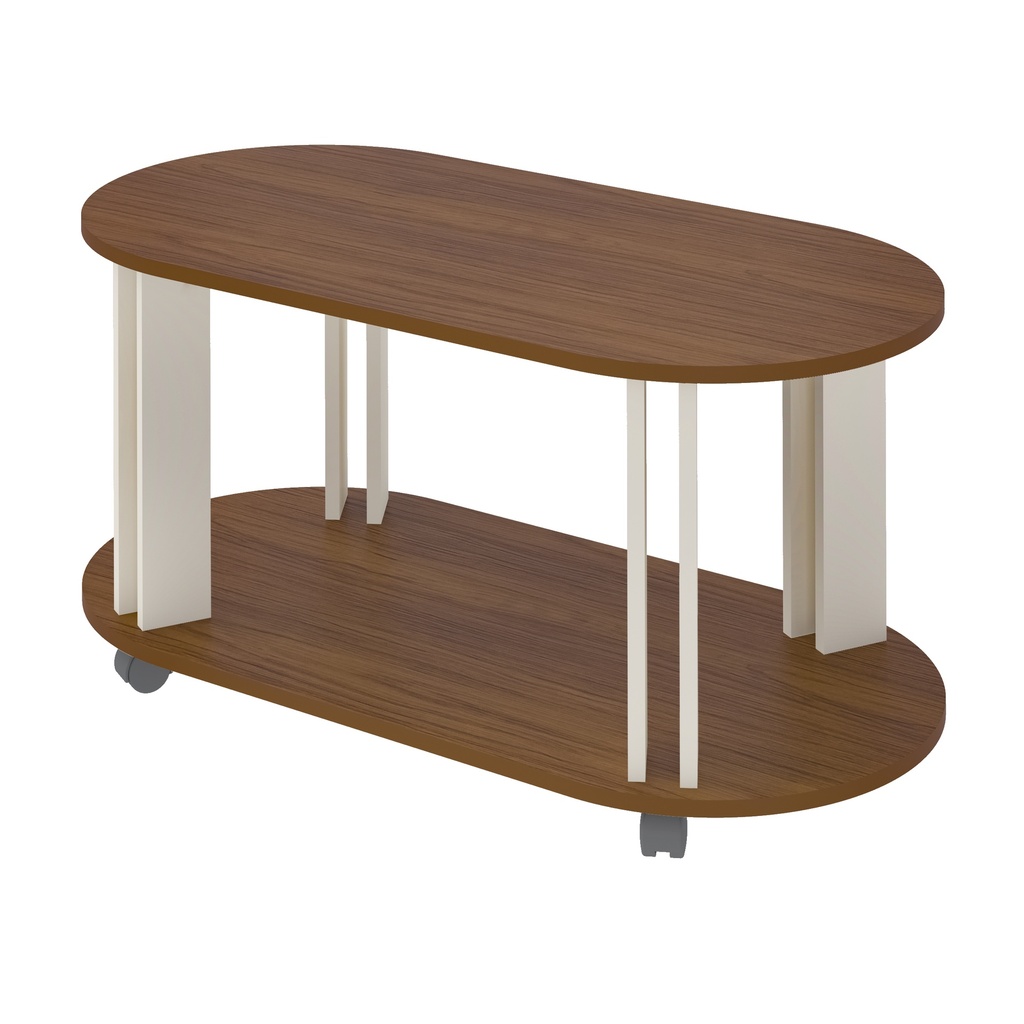 MUNDI COFFEE TABLE - CEDAR / OFF WHITE