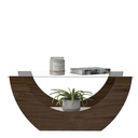 ONDA COFFEE TABLE - WALNUT / OFF WHITE