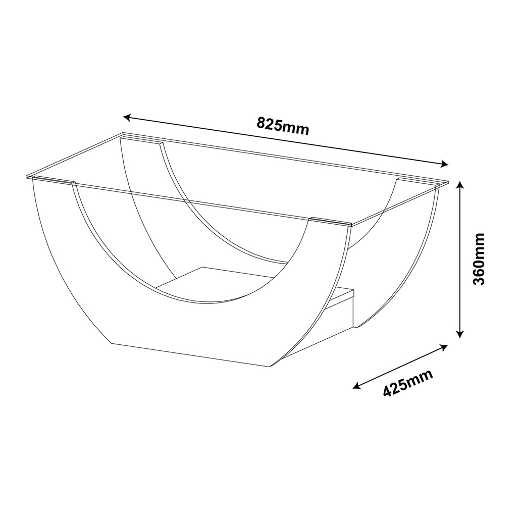 ONDA COFFEE TABLE - CHERRY