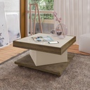 SAARA COFFEE TABLE - PINE / OFF WHITE