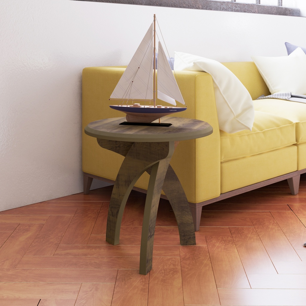 JADE END TABLE - PINE