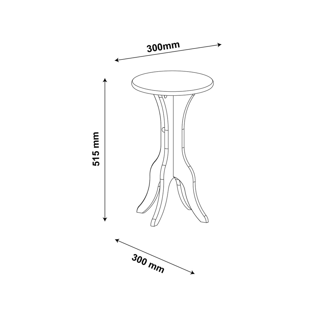 KIN END TABLE - BLACK
