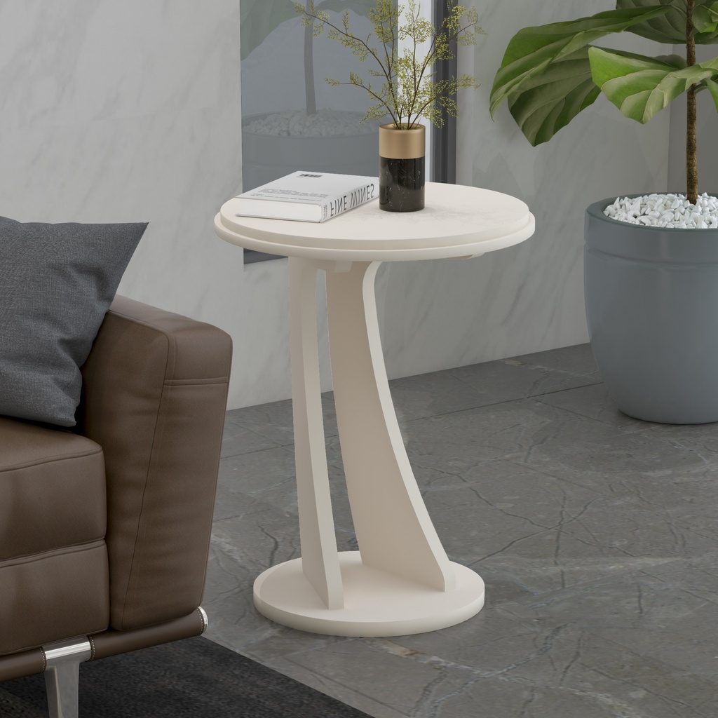 TUTTI END TABLE - OFF WHITE