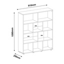BOOK BOOKCASE - WHITE