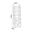 FLORIPA BOOKCASE - WHITE