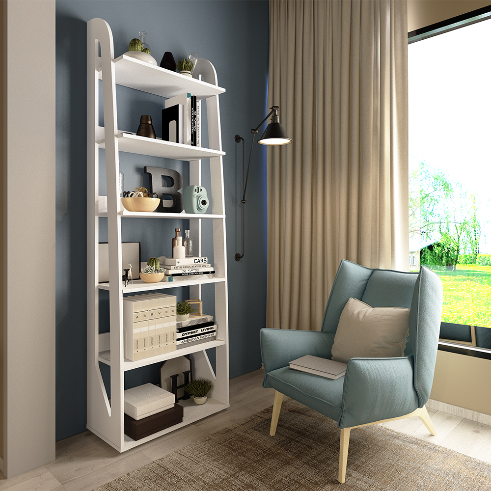 FLORIPA BOOKCASE - WHITE