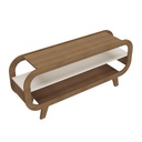 THEO TV STAND - CHERRY / OFF WHITE