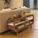 THEO TV STAND - CHERRY / OFF WHITE