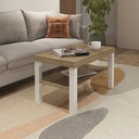 UP COFFEE TABLE - OAK / OFF WHITE