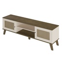 CHARLOTTE TV STAND - PINE / OFF WHITE