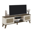 CHARLOTTE TV STAND - PINE / OFF WHITE