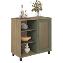 CHARLOTTE BUFFET - OAK / MINT