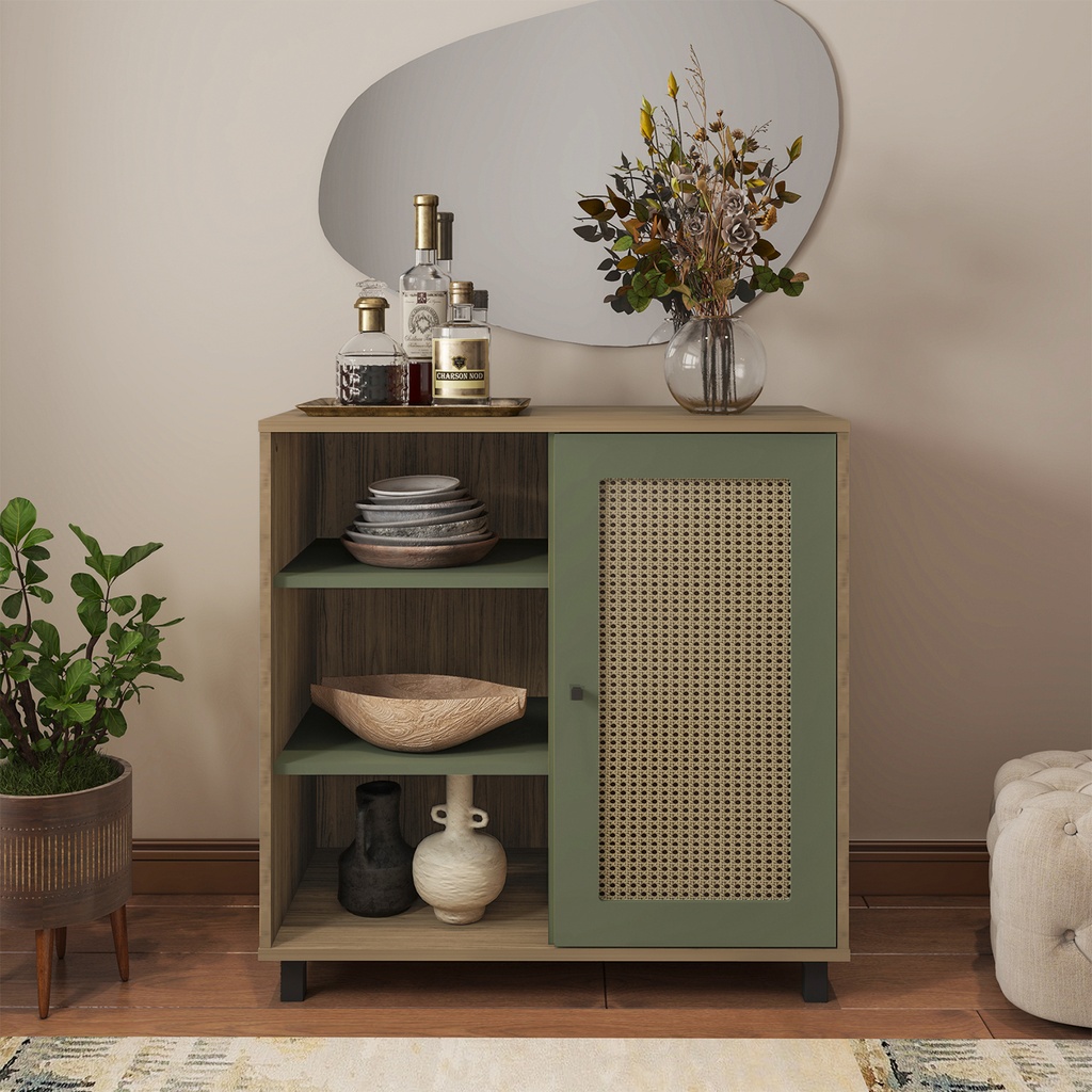 CHARLOTTE BUFFET - OAK / MINT