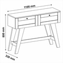 TRAMA CONSOLE TABLE - OAK