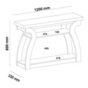 ATENAS CONSOLE TABLE - PINE