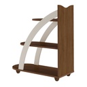 ANDES END TABLE - CEDAR / OFF WHITE