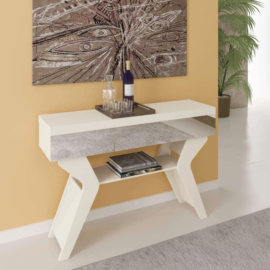 HOUSTON CONSOLE TABLE - OFF WHITE