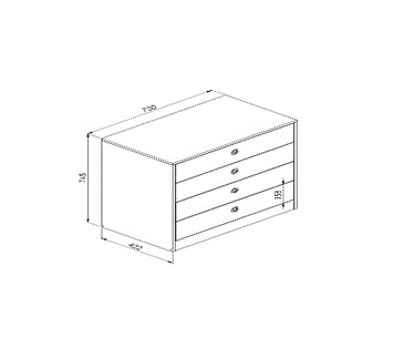DRESSER AMORE