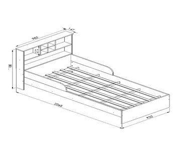 CHILDRENS BED HOUSE