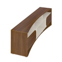 ELEGANCE TV STAND - CEDAR/ OFF WHITE