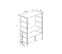 BOOKCASE ARTETUBE