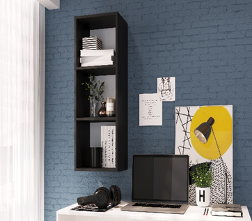 MULTIPURPOSE WARDROBE FUNCIONALE BLACK
