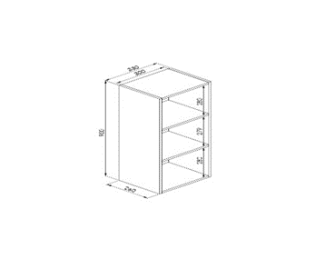 MULTIPURPOSE WARDROBE FUNCIONALE BLACK
