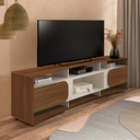 ELEGANCE TV STAND - CEDAR/ OFF WHITE