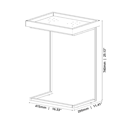 MESA DE APOIO SOFA CANELA PE:DOUR