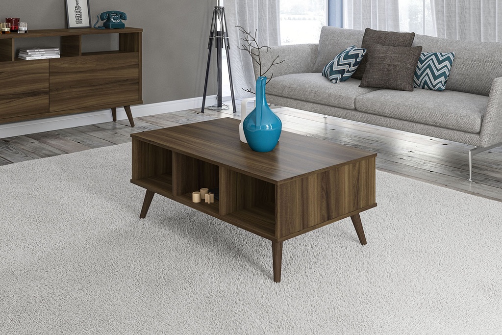 COFFEE TABLE OSASCO MDP NEW WALNUT FF