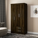 WARDROBE ACEGUA 3 DOOR 2 DRAWER MDP TOBACCO FFBENTACIL
