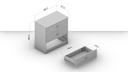 GANDU DRESSER 3 DRAWERS