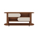 MUNDI TV STAND - CEDAR/ OFF WHITE