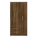 3 DOOR 2 DRAWERS WARDROBE WALNUT