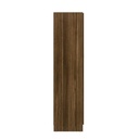 3 DOOR 2 DRAWERS WARDROBE WALNUT