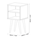 MESA DE CABECEIRA JB 1515 LUXO PEROLA