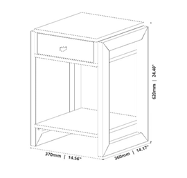 MESA CABECEIRA JB 1661 LUXO NATURE