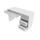 OFFICE DESK 3 DRAWERS WHITE