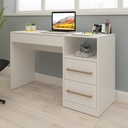 OFFICE DESK 3 DRAWERS WHITE