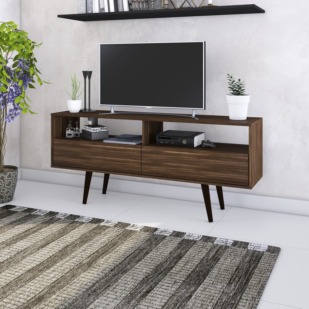 TV RACK WALNUT