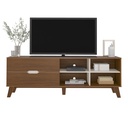 VERONA TV STAND - CEDAR/ OFF WHITE