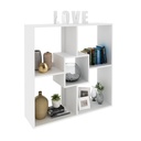 WALL BOOKCASE WHITE