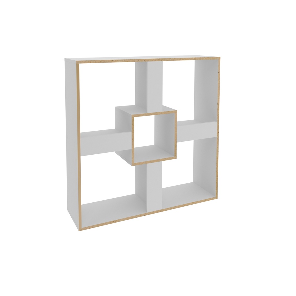 WALL BOOKCASE WHITE