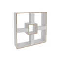 WALL BOOKCASE WHITE