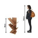 LOW BOOKCASE ALMOND