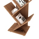 LOW BOOKCASE ALMOND