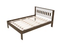 DOUBLE BED CM8007 WALNUT/ WHITE